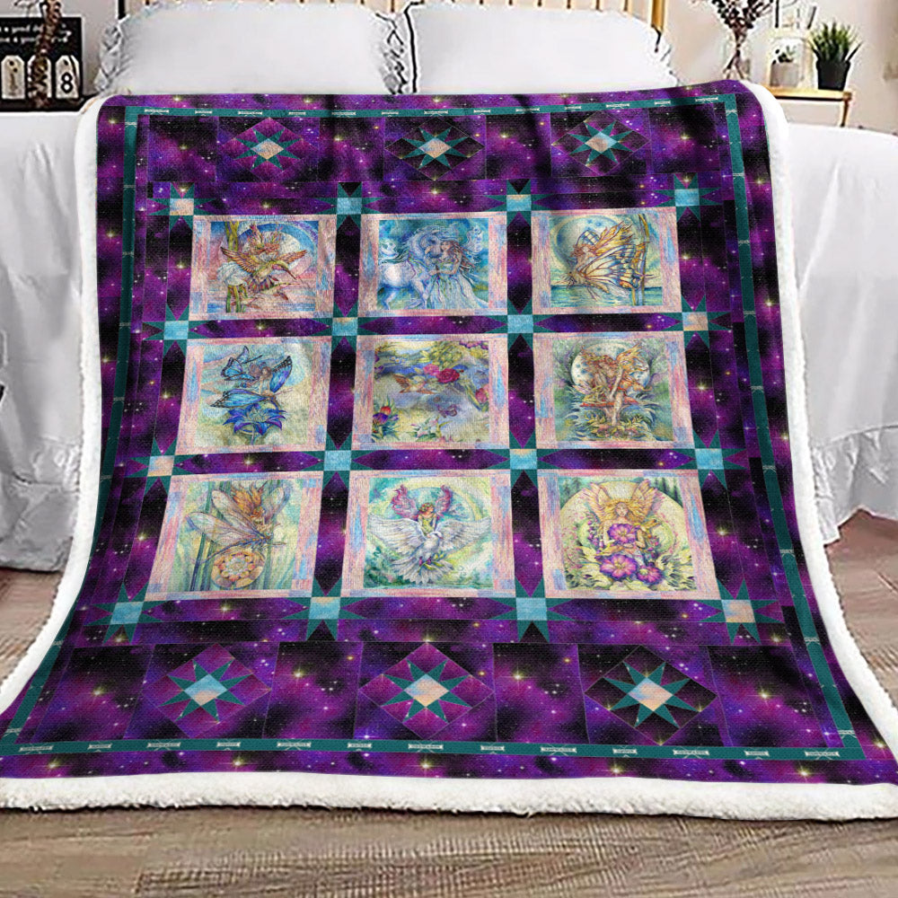 Fairy CL24100112MDF Sherpa Fleece Blanket