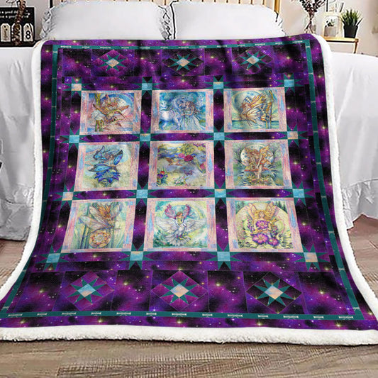 Fairy CL24100112MDF Sherpa Fleece Blanket