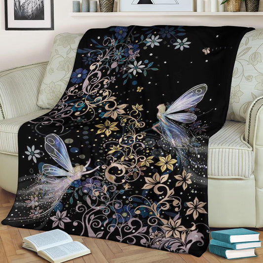 Fairy HM0809082TT Sherpa Fleece Blanket
