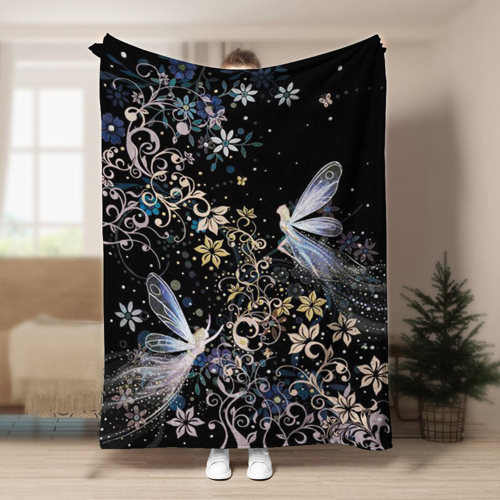 Fairy HM0809082TT Sherpa Fleece Blanket