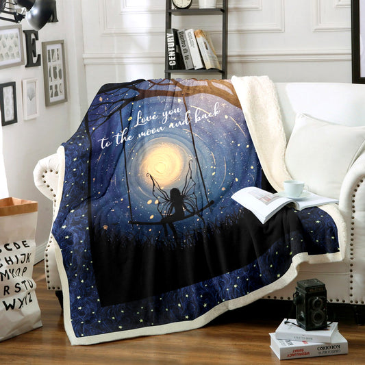 Fairy HM1411085TT Sherpa Fleece Blanket