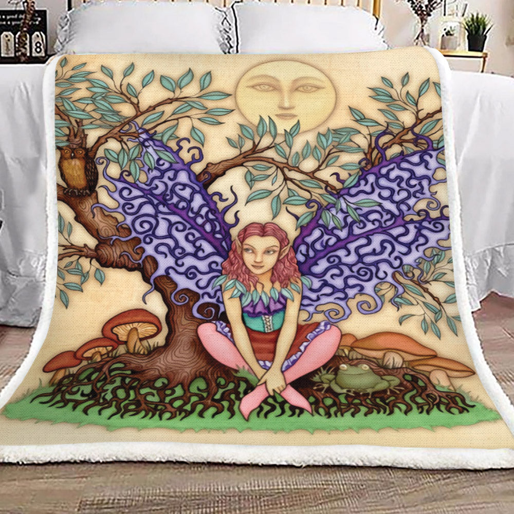 Fairy HT2409047TT Sherpa Fleece Blanket