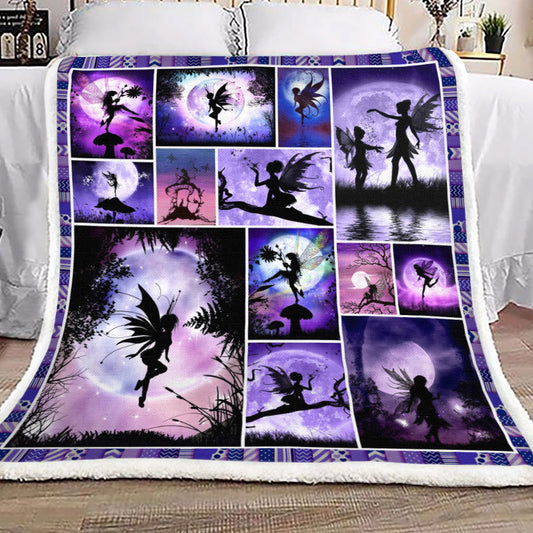 Fairy YH3110505F Sherpa Fleece Blanket