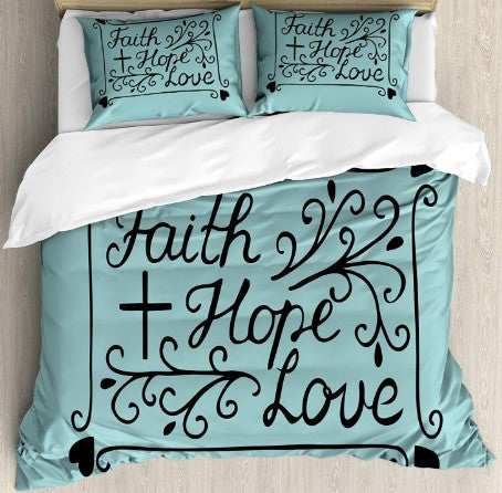 Faith Hope Love CLT0111066T Bedding Sets