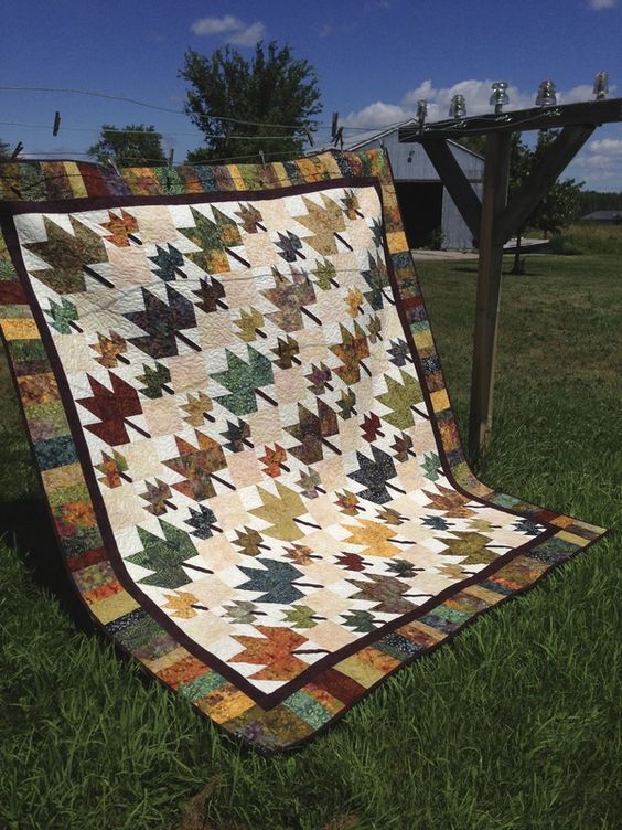 Fall Leaf CLT1610050H Quilt Blanket