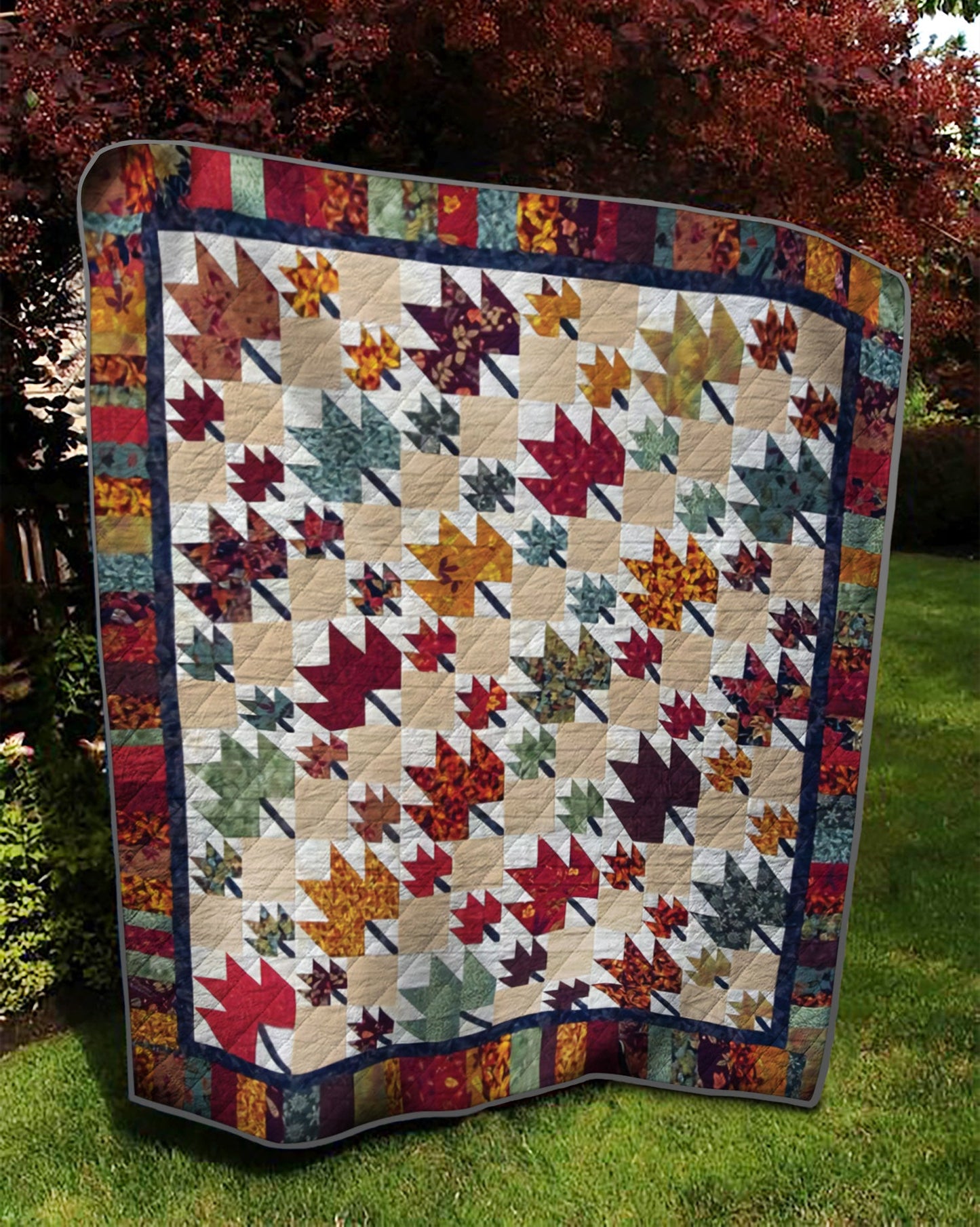 Fall Leaf TD18110039 Quilt Blanket