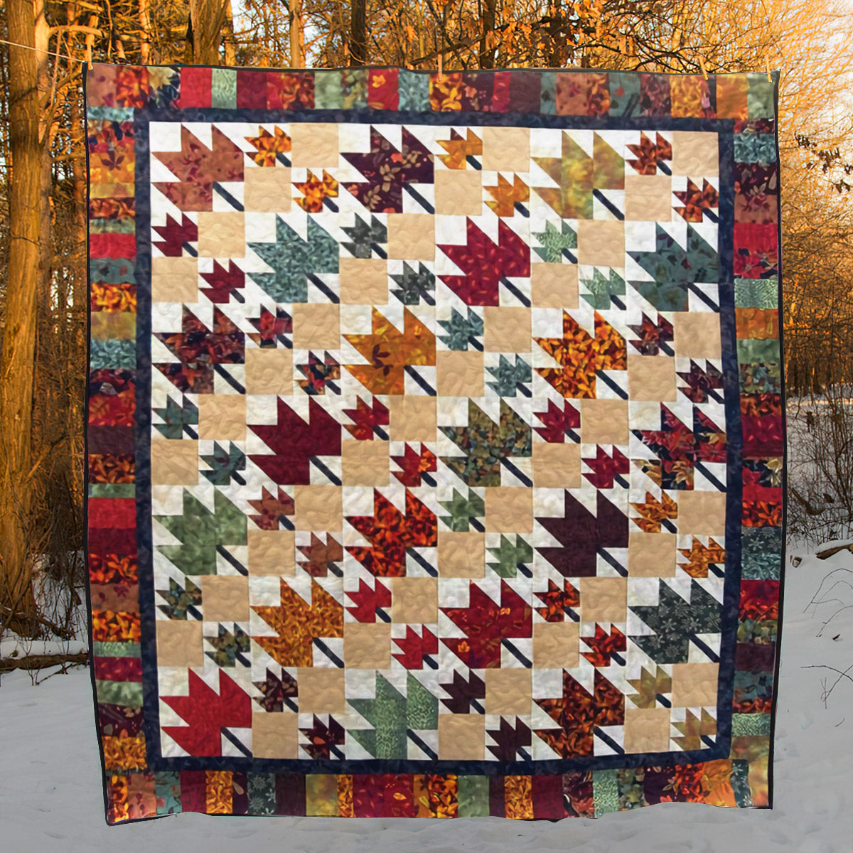 Fall Leaf TD18110039 Quilt Blanket