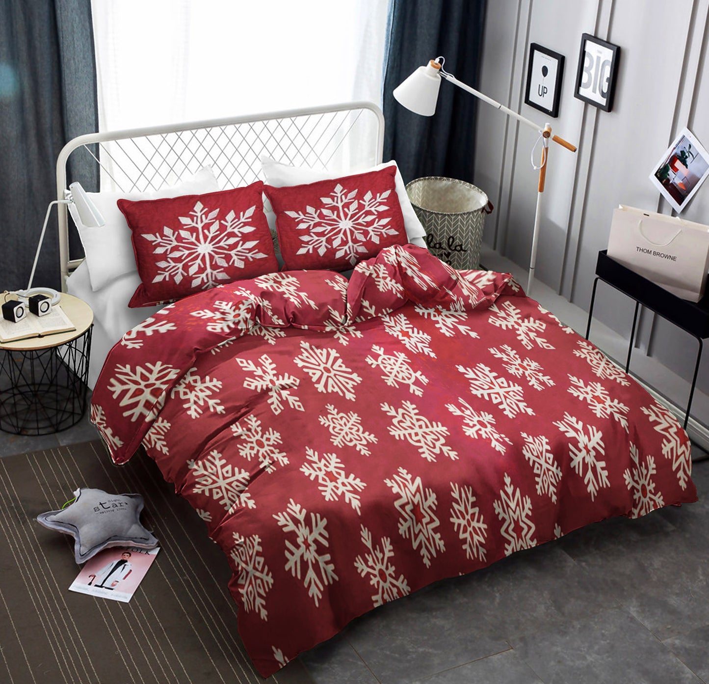 Falling Snow Embroidered CLA22101556B Bedding Sets