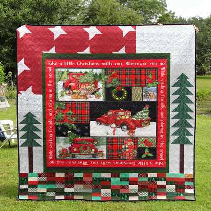 Family Christmas CLA1010266Q Quilt Blanket