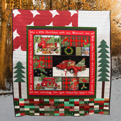 Family Christmas CLA1010266Q Quilt Blanket