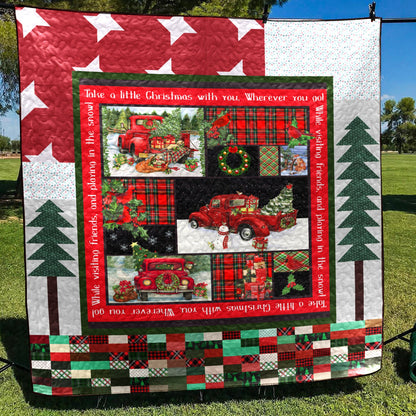 Family Christmas CLA1010266Q Quilt Blanket