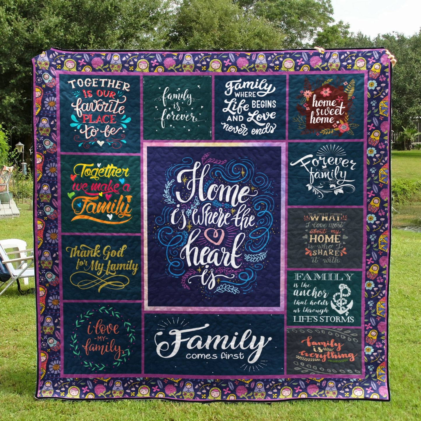 Family YH3010166 Quilt Blanket
