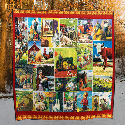 Farm TD10110836 Quilt Blanket