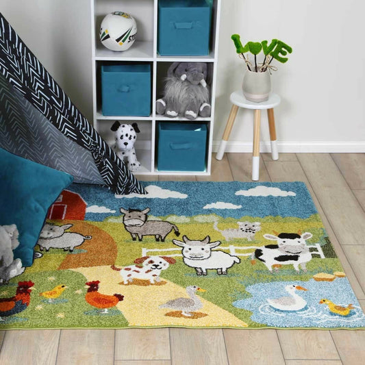 Farm Animals CLM2509055M Rug
