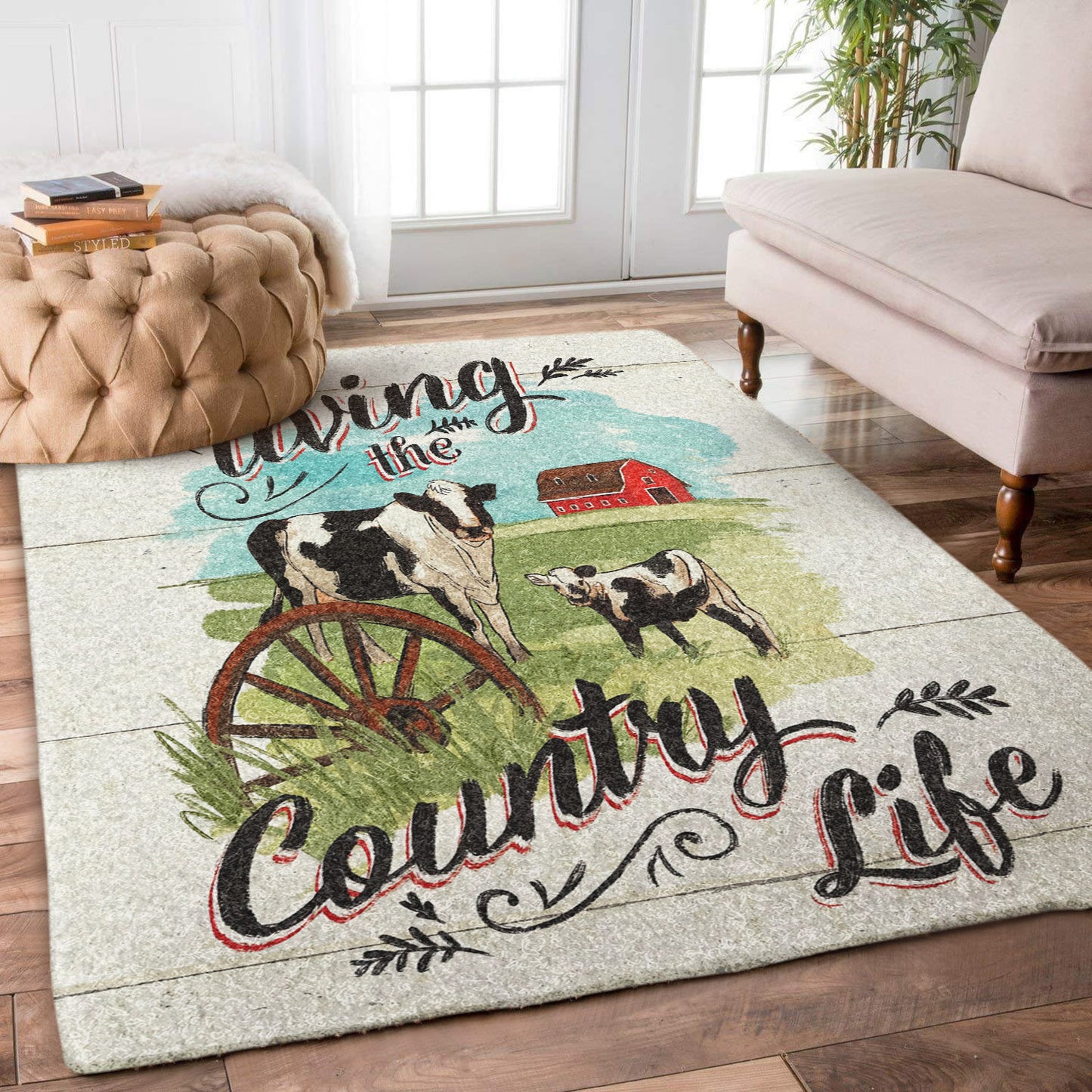 Farm Cow VD3010149R Rug