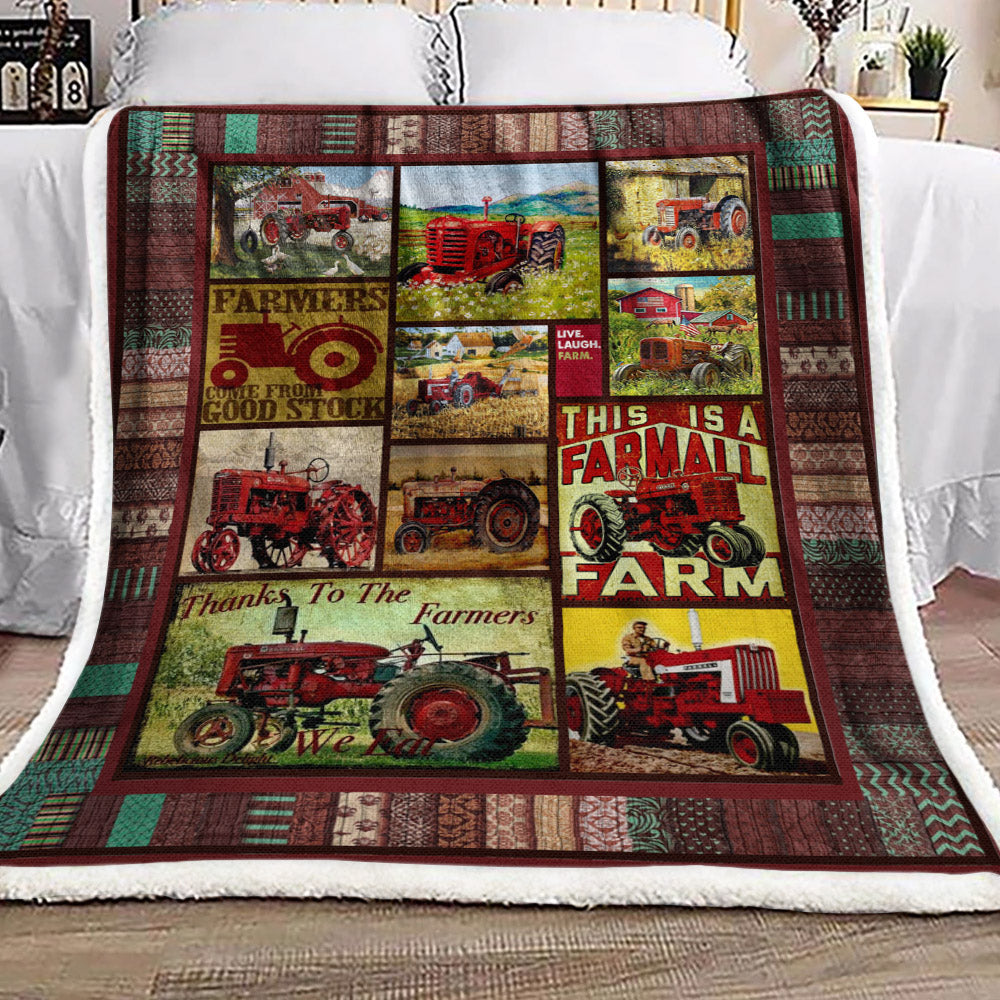 Farm NT2109102F Sherpa Fleece Blanket