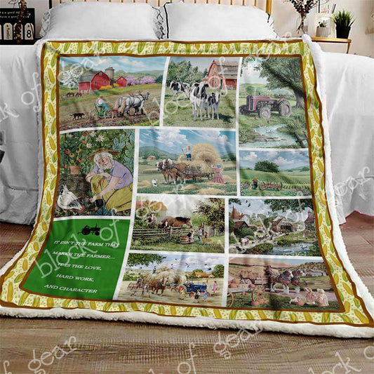 FarmerCL03100064MDF Sherpa Fleece Blanket