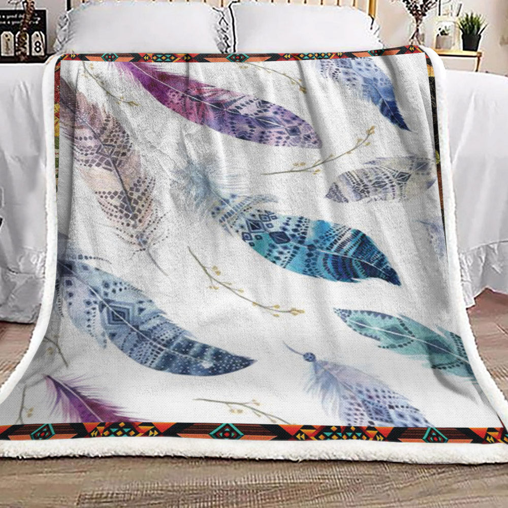 Feather BL0510100F Sherpa Fleece Blanket