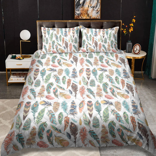 Feather CLT0810064T Quilt Bedding Set