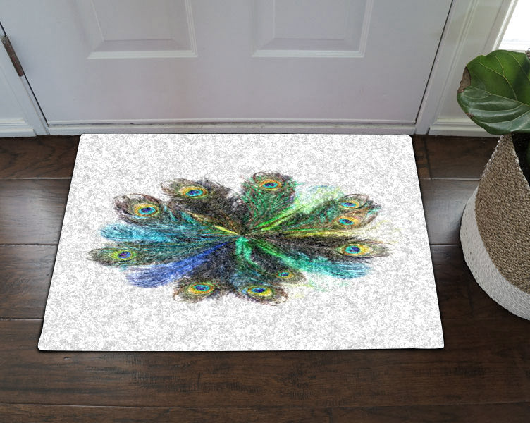 Feather Peacock CL19100197MDD Non-slip Door mats