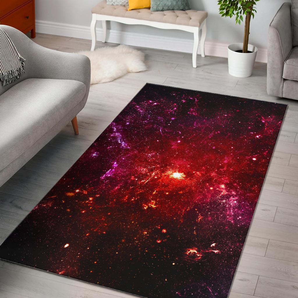 Fiery Nebula Universe Galaxy Space CL17100297MDR Rug