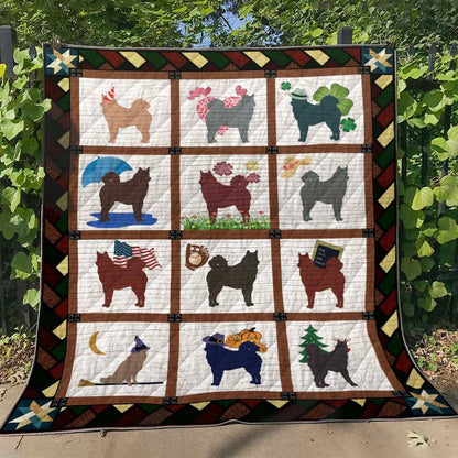 Finnish Spitz TL310525 Quilt Blanket