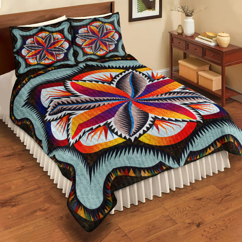 Fire Island Hosta Queen Quilt Bedding Set MT260502ABS