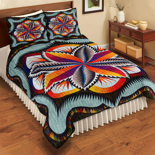 Fire Island Hosta Queen Quilt Bedding Set MT260502ABS