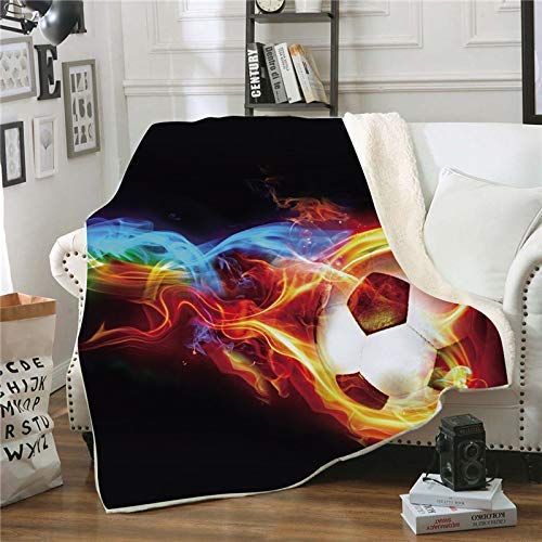 Fire Soccer CLA1010333F Sherpa Fleece Blanket