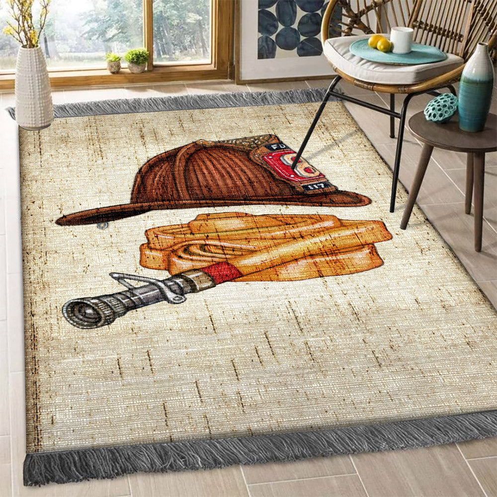 Firefighter NN2409035F Decorative Floor-cloth