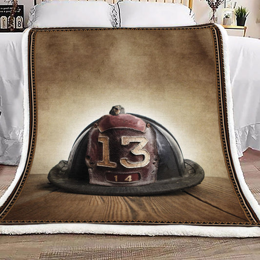 Firefighter NN2409050TT Sherpa Fleece Blanket