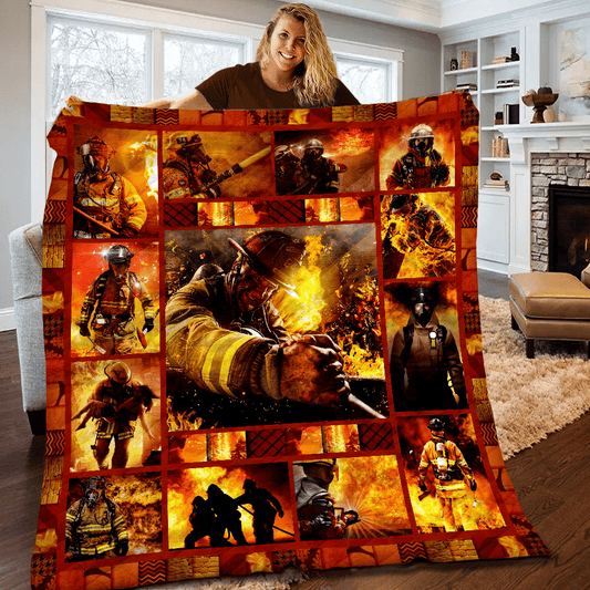 Firefighters ND041102 Quilt Blanket