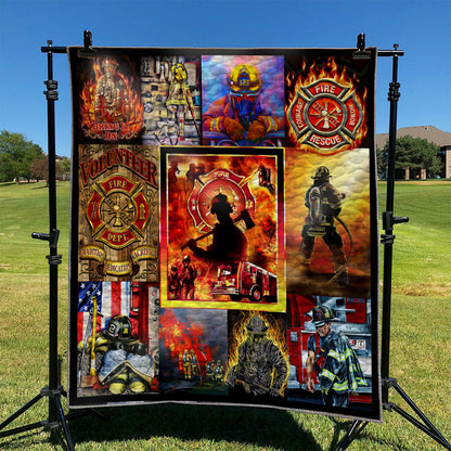 Fireman TD2709379 Quilt Blanket