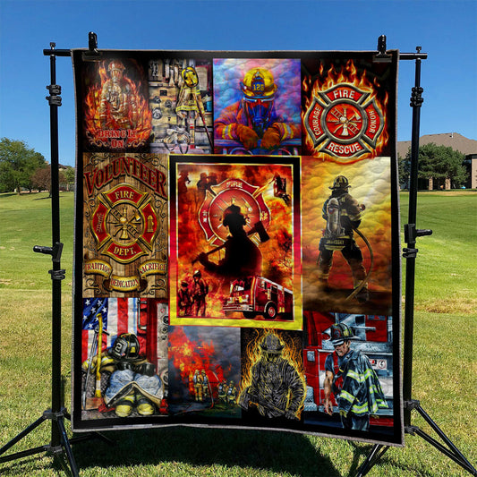 Fireman TD2709379 Quilt Blanket