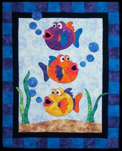 Fish CLA0710378Q Quilt Blanket