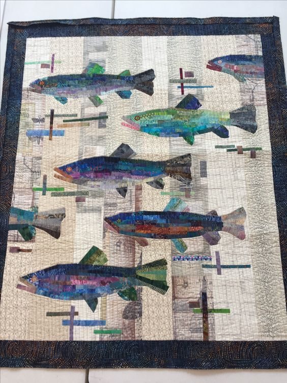 Fish CLA0910244Q Quilt Blanket