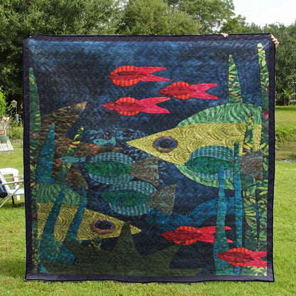 Fish CLM0211208 Quilt Blanket