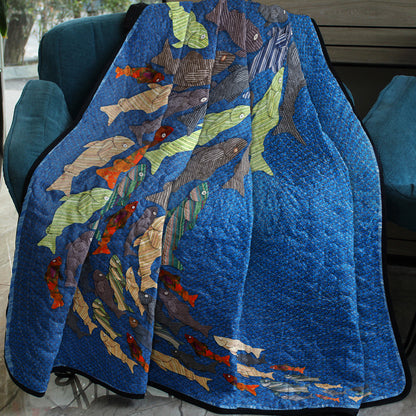 Fish CLP040732 Quilt Blanket