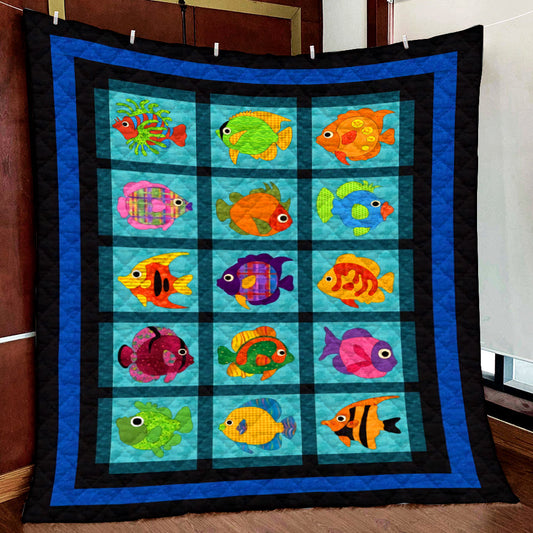 Fish Quilt Blanket MN011105