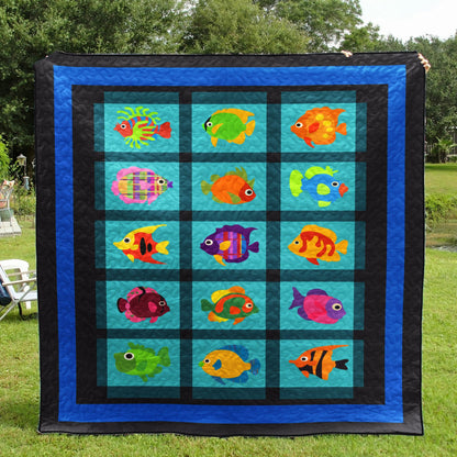 Fish Quilt Blanket MN011105