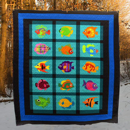 Fish Quilt Blanket MN011105