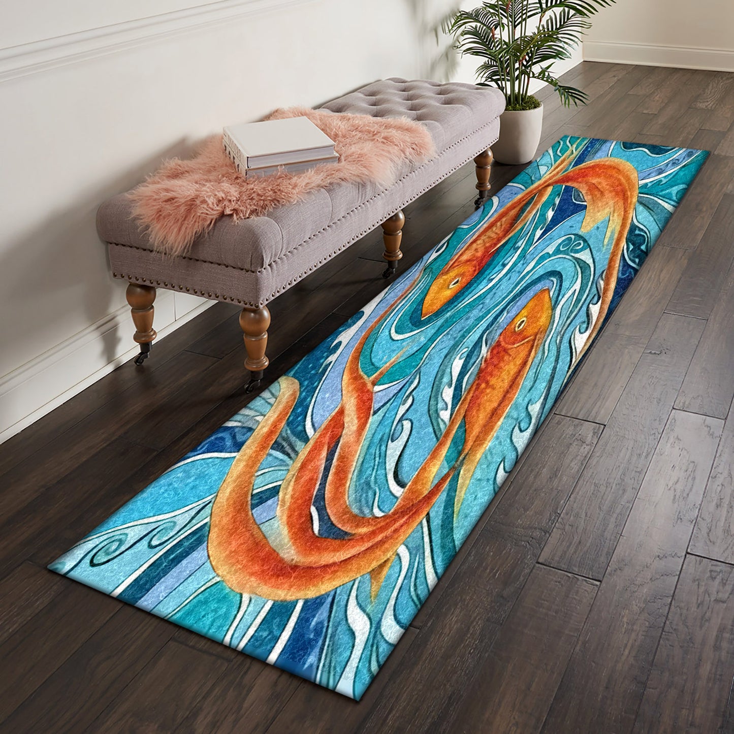 Fish CLA1909059RU Runner Rug