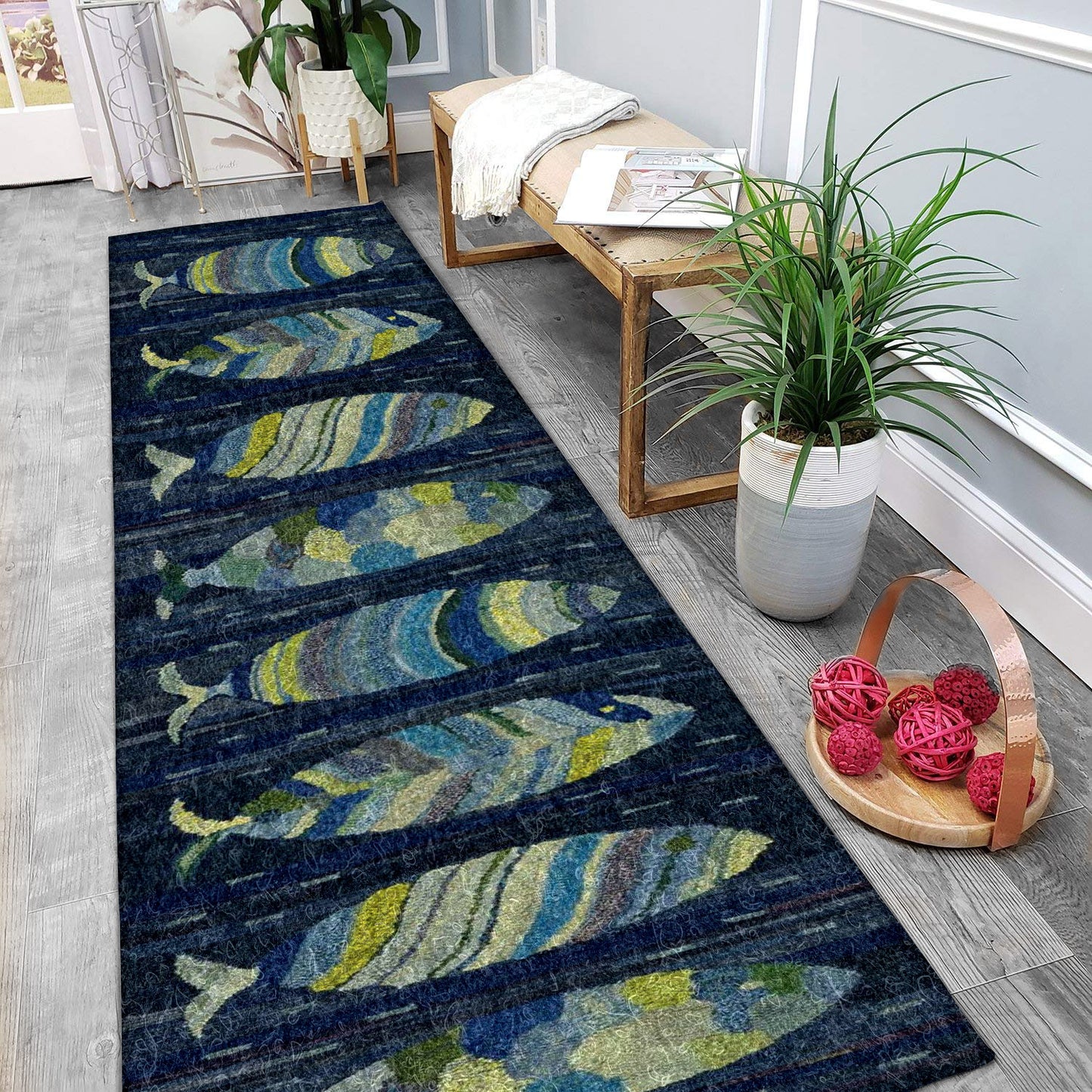 Fish HM121019N Runner Rug