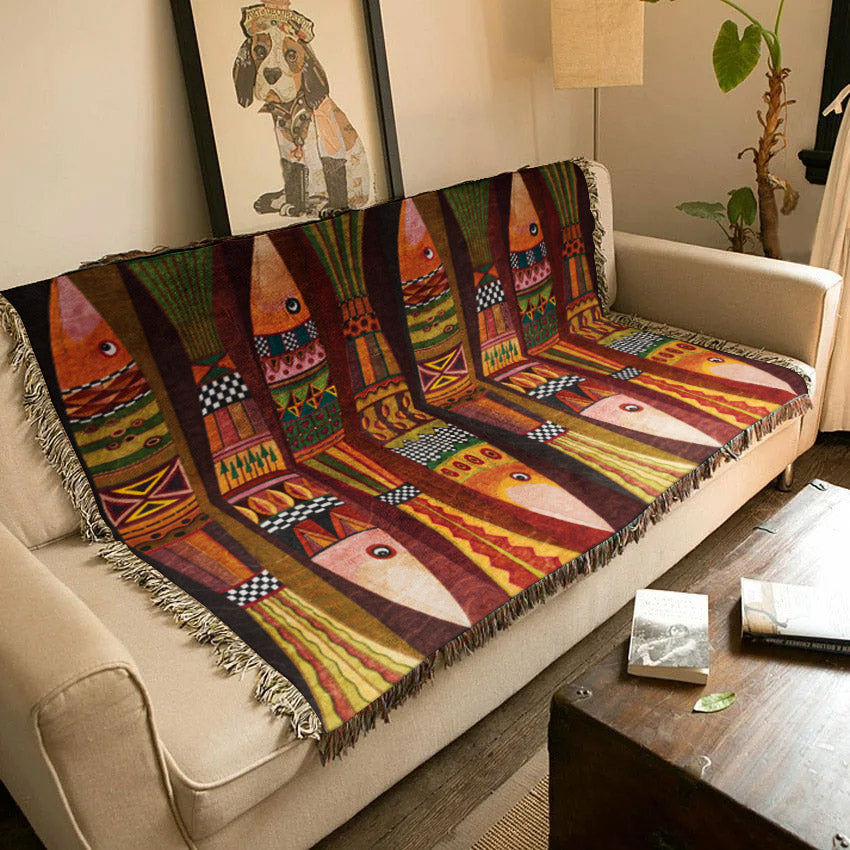 Fish TN1610064S Throw Blankets For Sofa