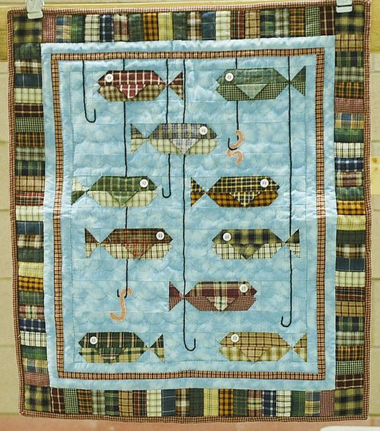 Fishing CL16100706MDQ Quilt Blanket