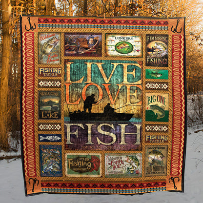 Fishing YH2510159 Quilt Blanket