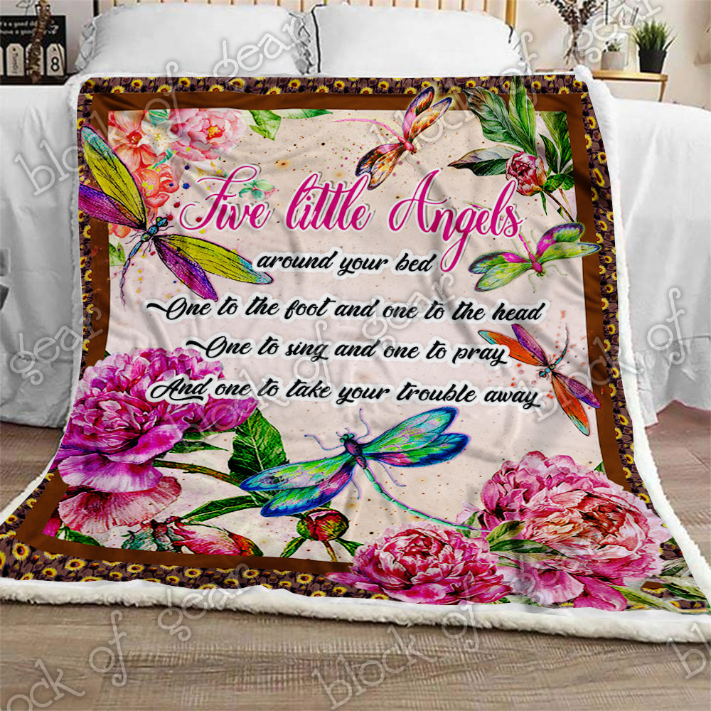 Five Little Angels CL2709143MDF Sherpa Fleece Blanket