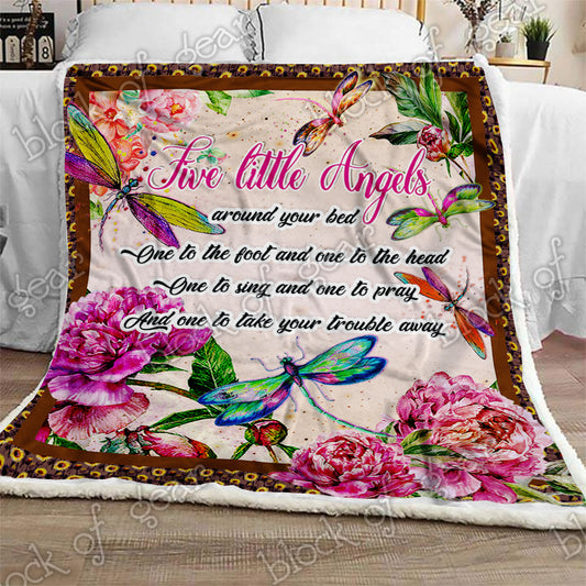 Five Little Angels CL2709143MDF Sherpa Fleece Blanket