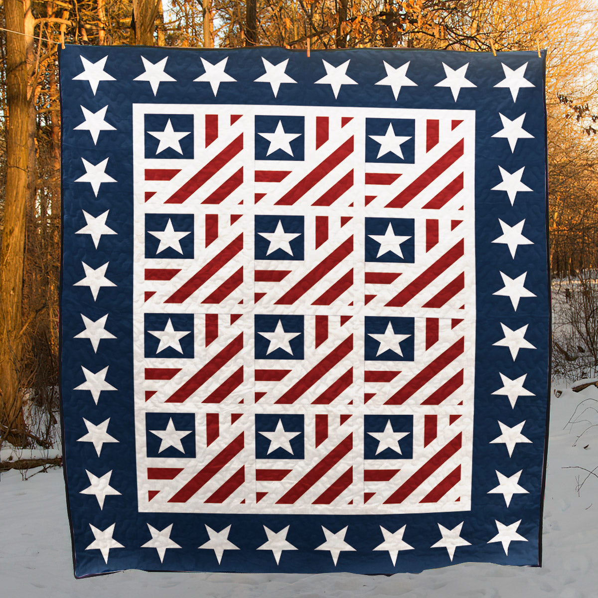 Flag CLT1610058H Quilt Blanket