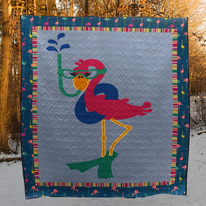 Flamingo CLA0211502Q Quilt Blanket